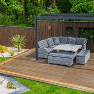 Piranha Terrafuzion Espresso Mocha brown composite decking